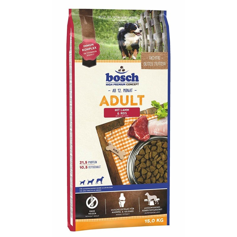 Pienso BOSCH  Adulto Cordero Arroz 15 kg