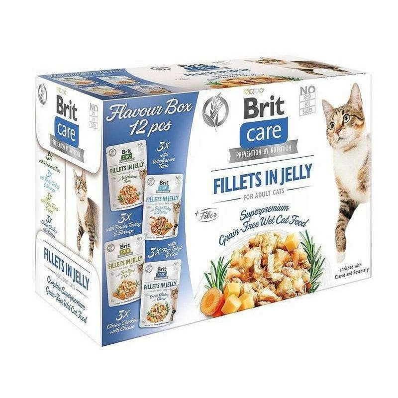 Comida para gato Brit                 Pollo Queso Pavo