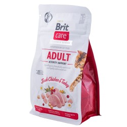 Comida para gato Brit Care Grain Free Activity Support Adult Adulto Pollo Pavo 400 g