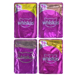 Comida para gato Whiskas Jelly Pollo Pavo Pato Aves 80 x 85 g