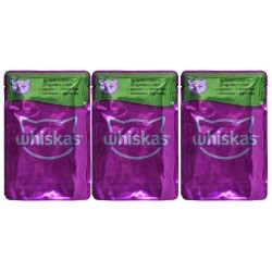 Comida para gato Whiskas Classic Meals Pollo Ternera Cordero Aves 12 x 85 g