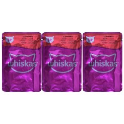 Comida para gato Whiskas Classic Meals Pollo Ternera Cordero Aves 12 x 85 g