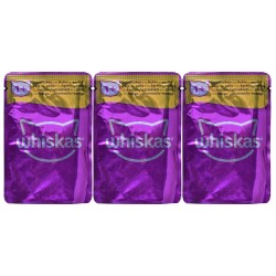 Comida para gato Whiskas Classic Meals Pollo Ternera Cordero Aves 12 x 85 g