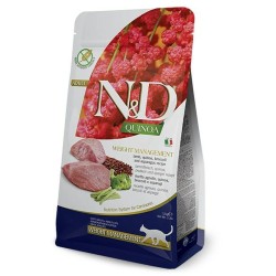 Comida para gato Farmina N&D CAT QUINOA WEIGHT MANAGEMENT Adulto Cordero Brócoli 5 kg