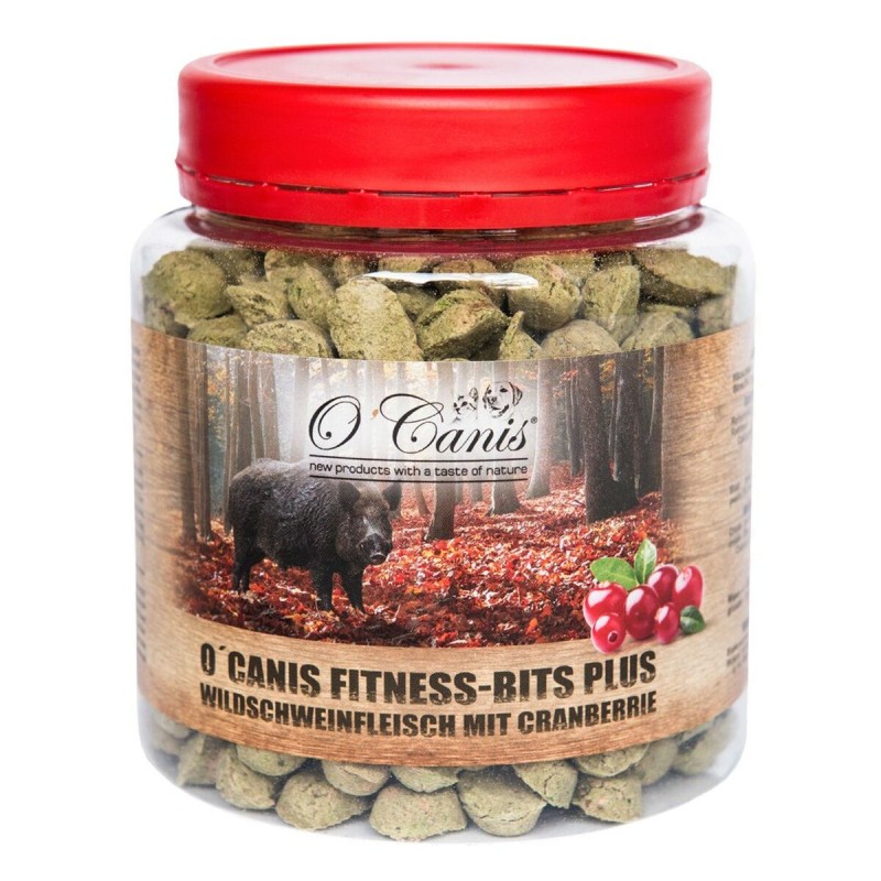 Snack para Perros O'canis Fitnes Bits plus Arándano Patatas Jabalí Pera 300 g