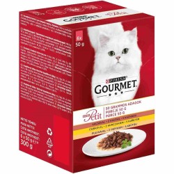 Comida para gato Purina Gourmet Pollo Pavo Pato 6 x 50 g