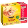 Comida para gato Purina Friskies Mix Pollo Ternera Cordero Pato 12 x 85 g