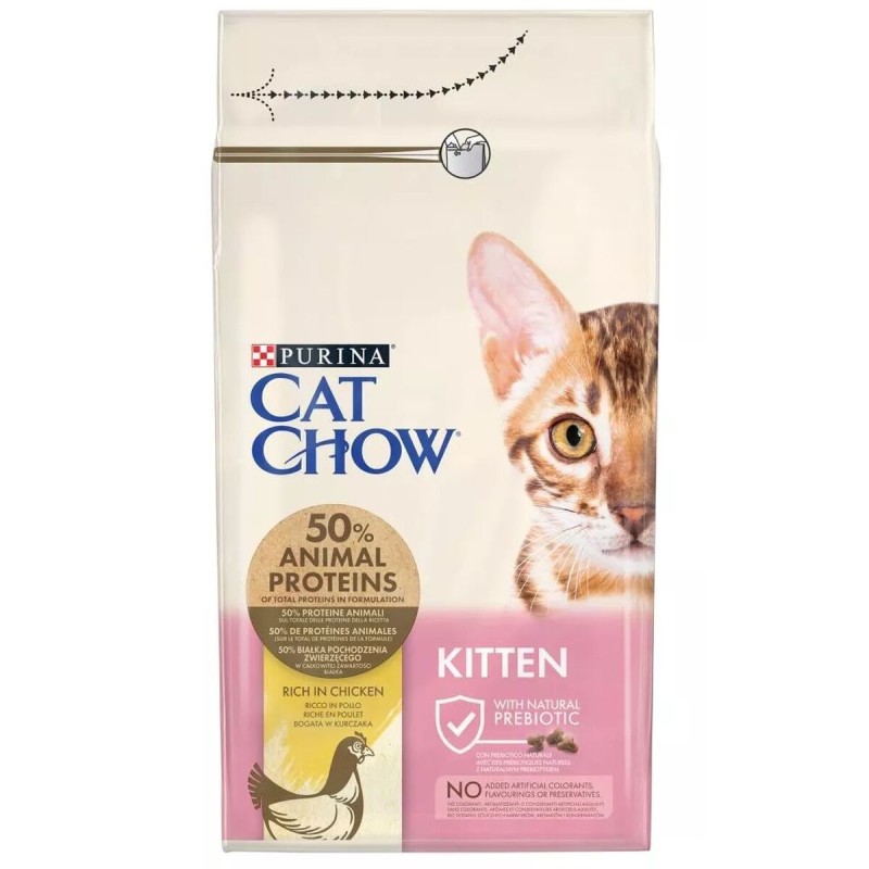 Comida para gato Purina Cat Chow Kitten Pollo 1,5 Kg