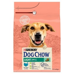 Pienso Purina Dog chow light Adulto Pavo 2,5 kg