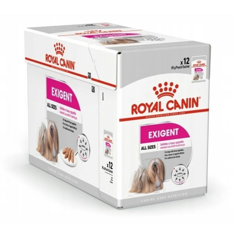 Comida húmeda Royal Canin Exigent Carne 12 x 85 g