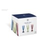 Set de Copas Home ESPRIT Rosa Cristal 150 ml (6 Unidades)