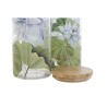 Bote DKD Home Decor Azul Blanco Verde Natural Silicona Bambu00fa Vidrio de Borosilicato 1,4 L 10 x 10 x 22 cm (2 Unidades)