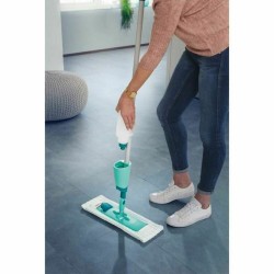 Fregona Leifheit Easy Spray XL Blanco Verde Turquesa Microfibra Plástico