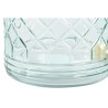 Dispensador de Agua Home ESPRIT Azul Acero Inoxidable Cristal 3,6 L 16 x 21 x 26 cm