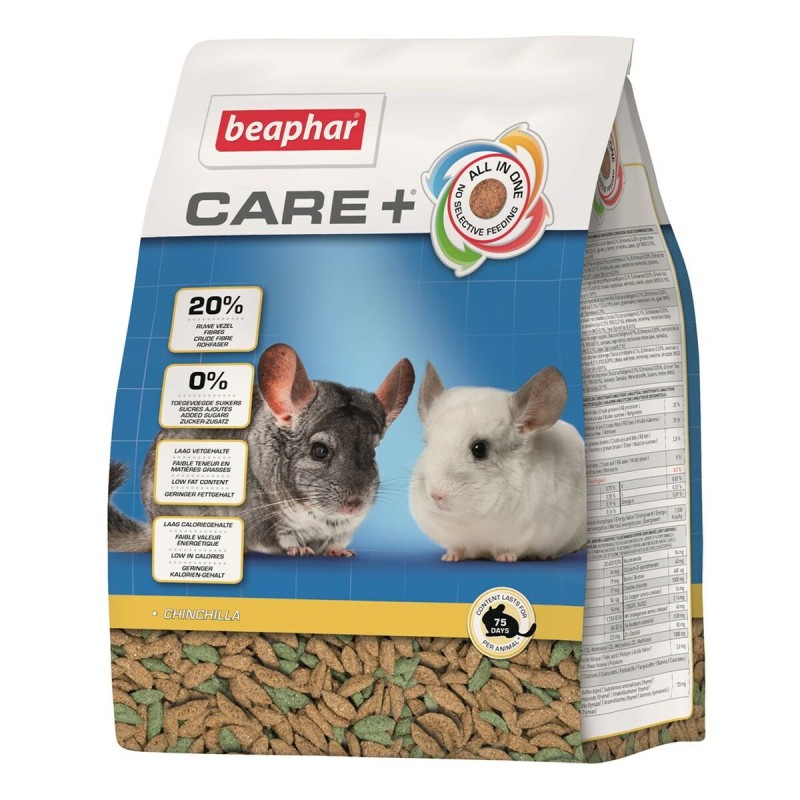 Pienso Beaphar Care+ Vegetal Chinchilla 1,5 Kg