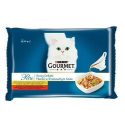 Comida para gato Purina GRMT Perle Pollo Ternera 4 x 85 g