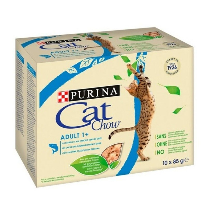 Comida para gato Purina                 Salmón 10 x 85 g