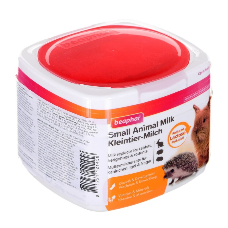 Leche en Polvo Beaphar                 Aves Chinchilla Cobaya Conejo Hámster Rata Ratón 200 g