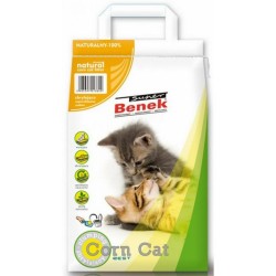 Arena para Gatos Super Benek Certech Maíz 14 L