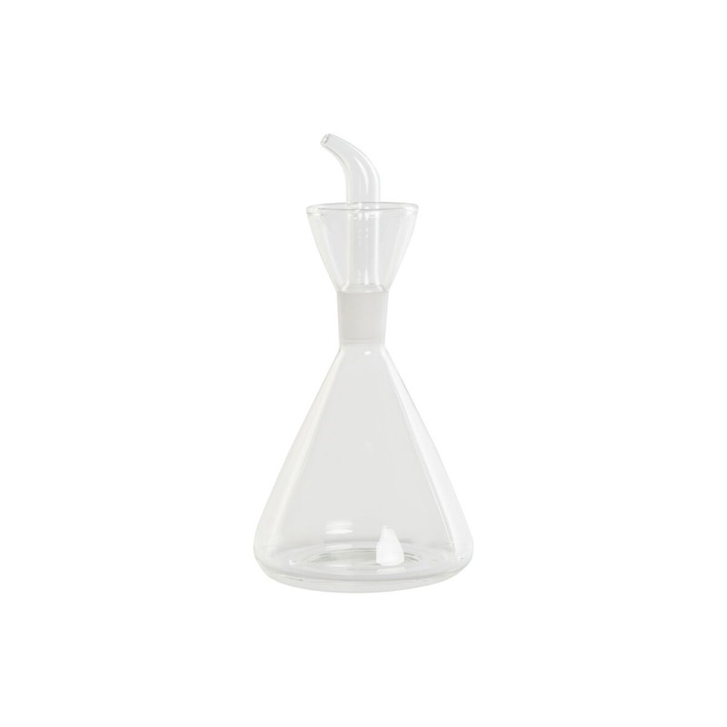 Aceitera DKD Home Decor Transparente Vidrio de Borosilicato 250 ml 9 x 9 x 18 cm