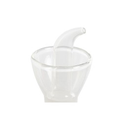 Aceitera DKD Home Decor Transparente Vidrio de Borosilicato 500 ml 11,5 x 11,5 x 22 cm