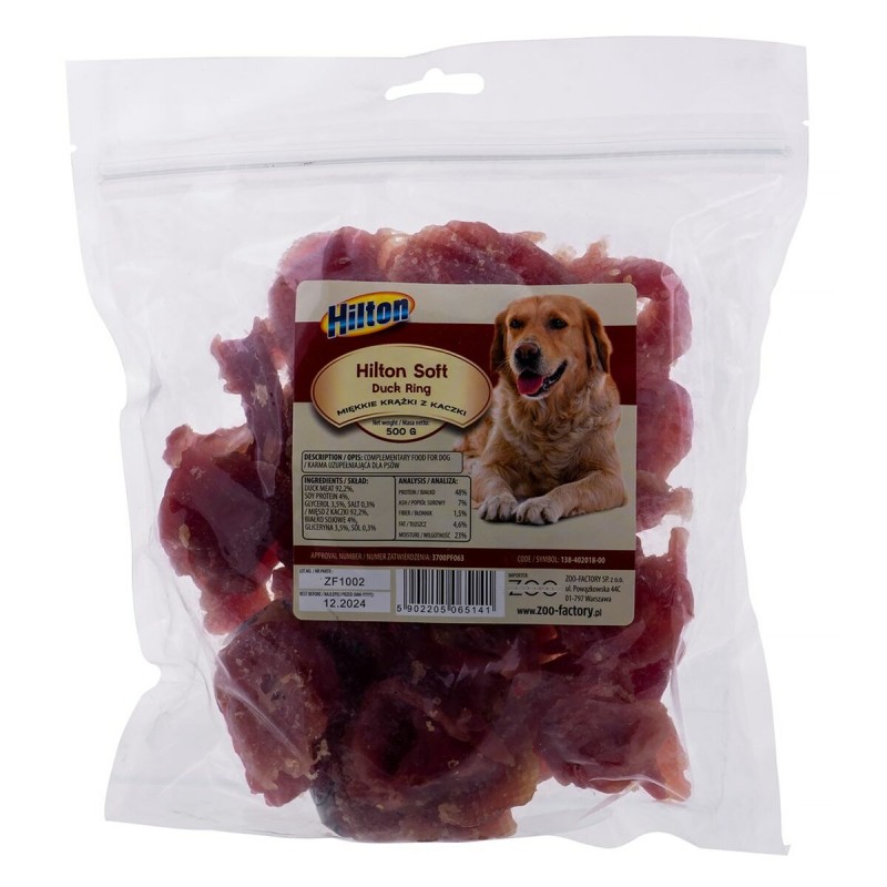 Snack para Perros Hilton Pato 500 g