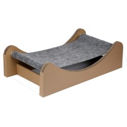 Hamaca Colgante para Gatos Carton+Pets Mia Gris