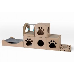 Hamaca Colgante para Gatos Carton+Pets Mia Gris