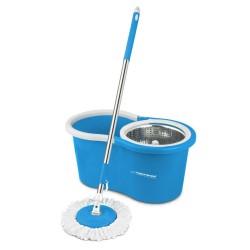 Mopa Fregona con Cubo Esperanza EHS006 Azul Blanco Microfibra