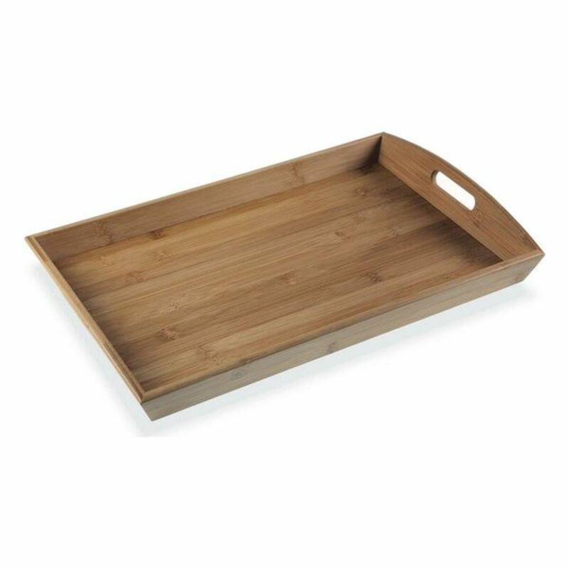 Bandeja Versa Madera Bambu00fa 32 x 6,5 x 50 cm Negro