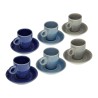 Juego de Tazas de Cafu00e9 Versa Ceru00e1mica (3,6 x 6,6 x 5,5 cm) (12 Piezas)