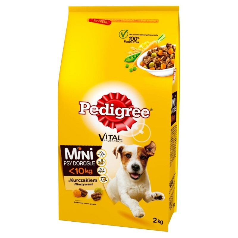 Pienso Pedigree Adult Mini Pollo 2 Kg