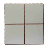 Salvamantel Versa Blanco Ceru00e1mica (20 x 20 cm)