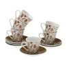 Juego de Tazas de Cafu00e9 Versa Aia Porcelana (6 Piezas)