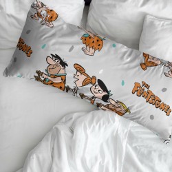 Funda de almohada The Flinstones Gris 45 x 110 cm