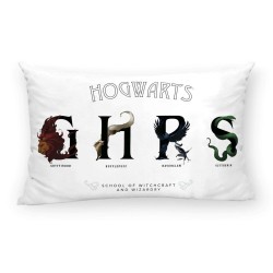 Funda de cojín Harry Potter Shields Blanco 30 x 50 cm