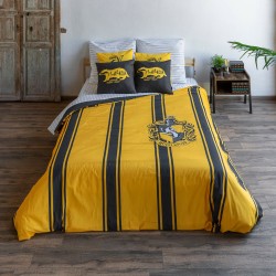 Funda Nórdica Harry Potter Hufflepuff Amarillo Negro 220 x 220 cm Cama de 135/140