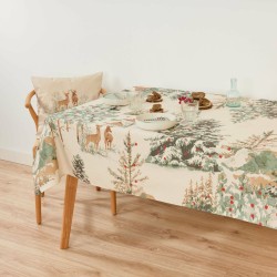 Mantel antimanchas Belum Christmas Deer 200 x 155 cm