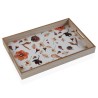 Bandeja Versa Flores Madera MDF 30 x 5 x 45 cm