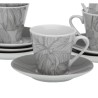 Juego de Tazas de Cafu00e9 Versa Palmera Porcelana