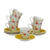 Juego de Tazas de Cafu00e9 Versa Flandes 6 Unidades Porcelana