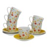 Juego de Tazas de Cafu00e9 Versa Flandes 6 Unidades Porcelana