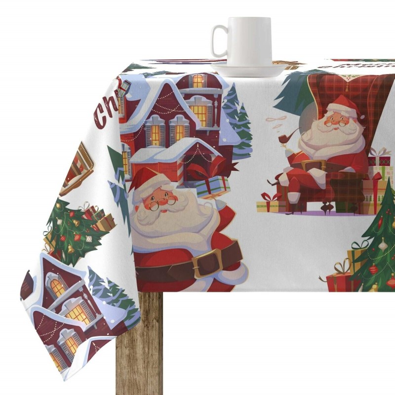 Mantel resinado antimanchas Belum Papa Noel 140 x 140 cm