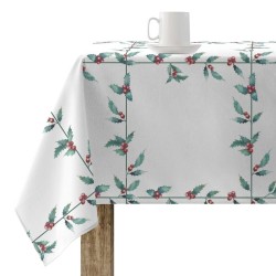 Mantel resinado antimanchas Belum White Christmas 200 x 180 cm