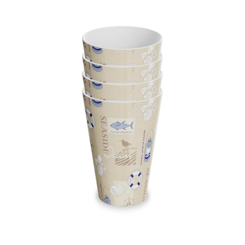 Set de Vasos Versa Seaside Polietileno RPET 4 Piezas