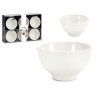 Set de Cuencos Porcelana Blanco 150 ml 6 Piezas 11 x 5,5 x 11 cm