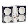 Set de Cuencos Porcelana Blanco 150 ml 6 Piezas 11 x 5,5 x 11 cm