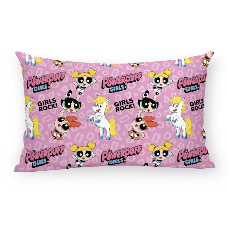 Funda de cojín Powerpuff Girls Powerpuff C Rosa 30 x 50 cm