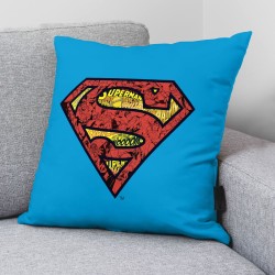 Funda de cojín Superman Superman Basic A Azul 45 x 45 cm