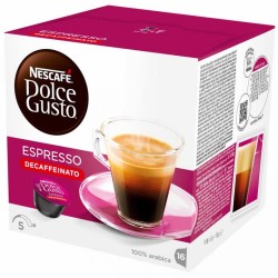 Cu00e1psulas de Cafu00e9 Dolce Gusto ESPRESO DECAF (16 Unidades)